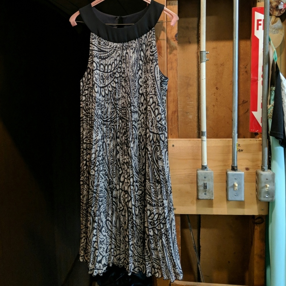 Size 12 black & grey dress